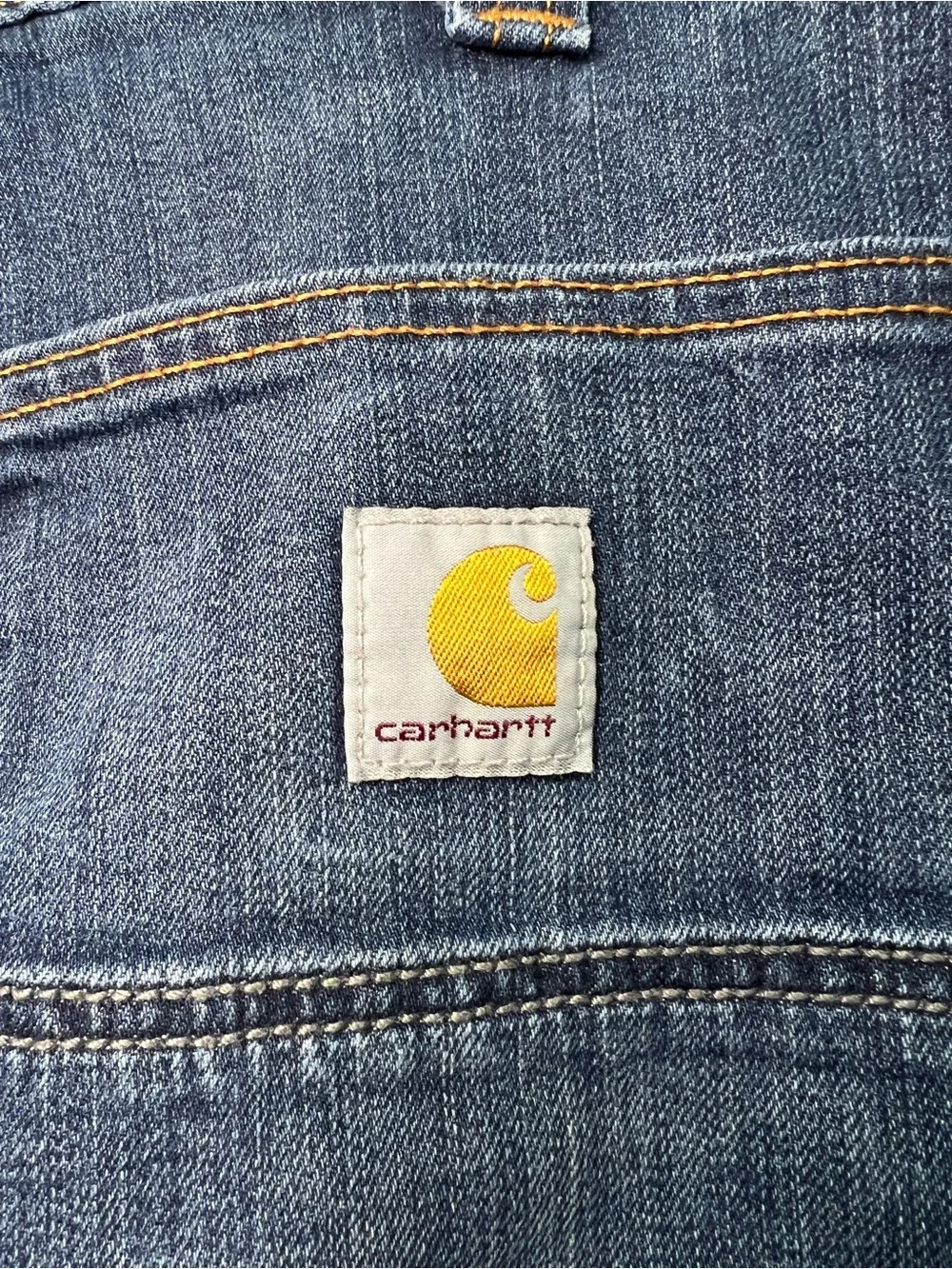 Carhartt Rugged Flex Relaxed Fit Utility Jeans Mens 32x30 Blue Work Denim BD2808